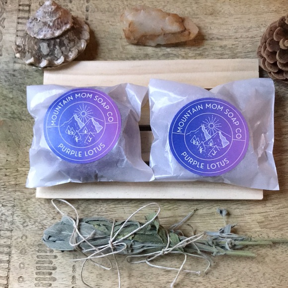 PURPLE LOTUS Mens Shampoo & conditioner set / Mountain Mom Soap Co - Picture 4 of 6